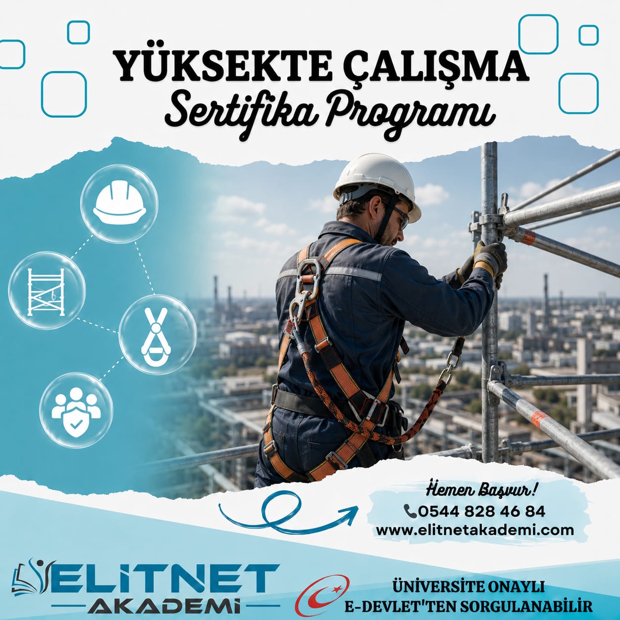 YÜKSEKTE ÇALIŞMA EĞİTİMİ Resim